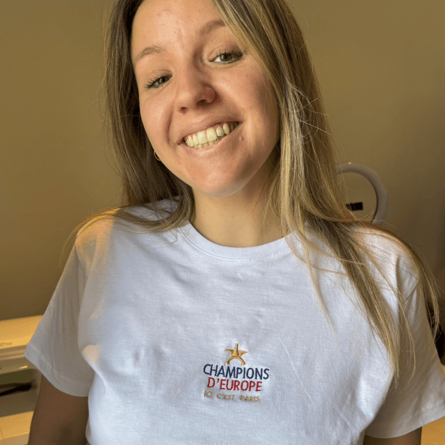 T-shirt Champion d'Europe - Ici c'est Paris 