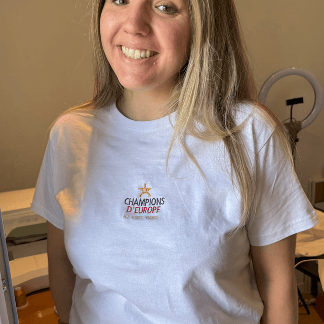 T-shirt Champion d'Europe - Ici c'est Paris 